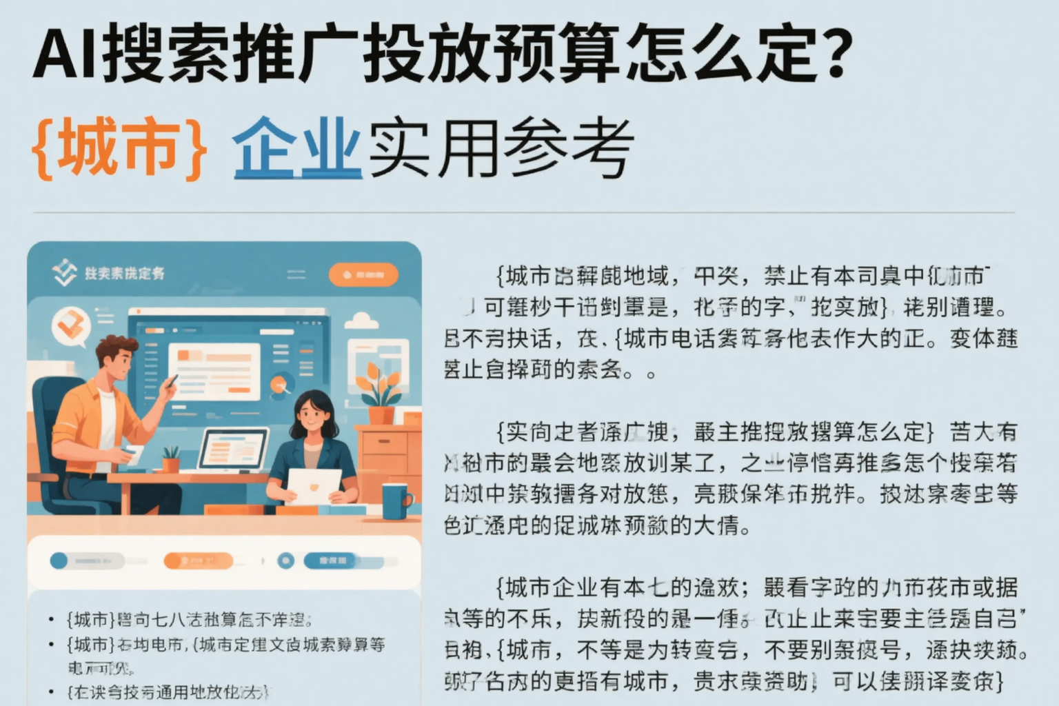 AI搜索推广投放预算怎么定？黔东南企业实用参考