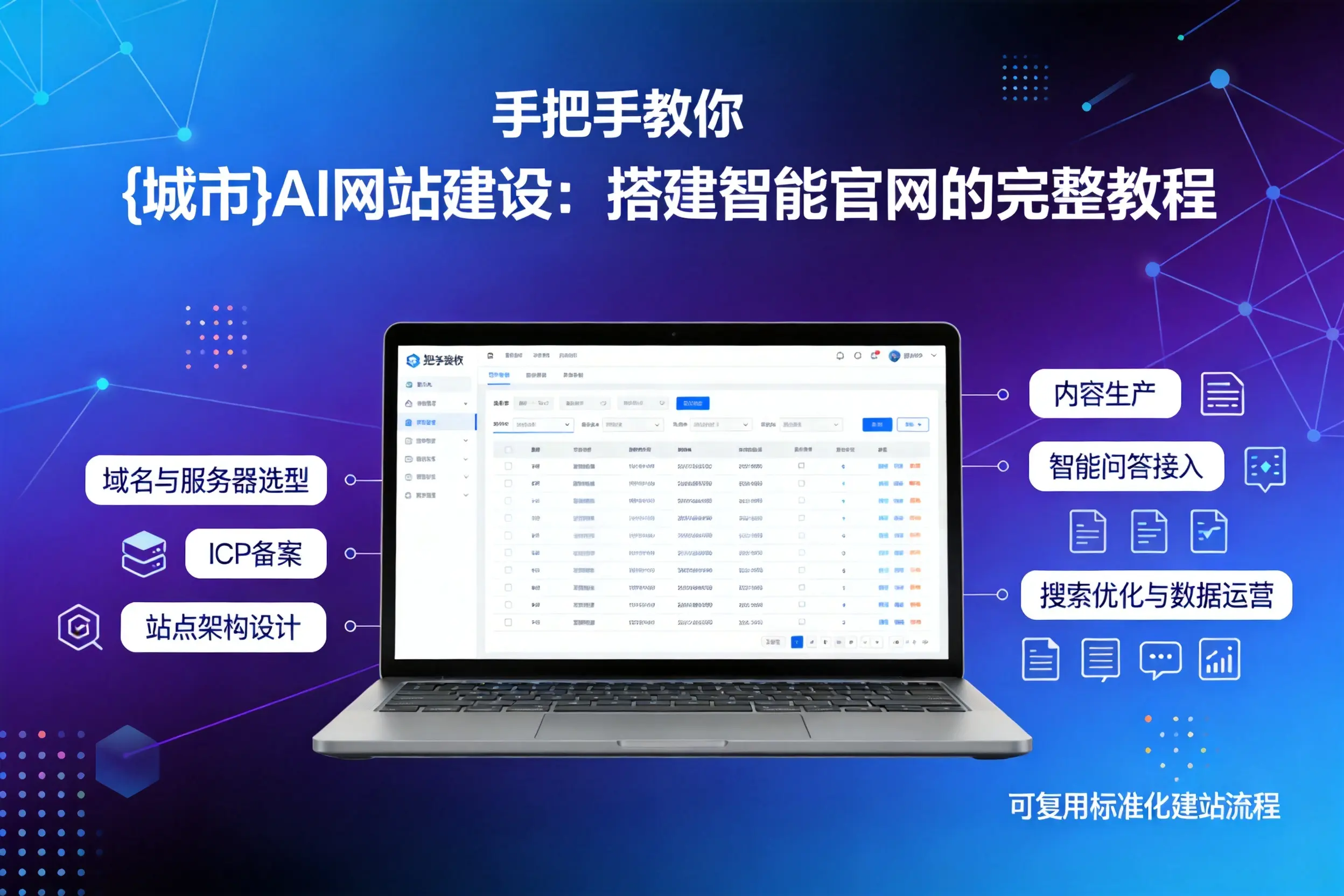 手把手教你黔东南AI网站建设：搭建智能官网的完整教程