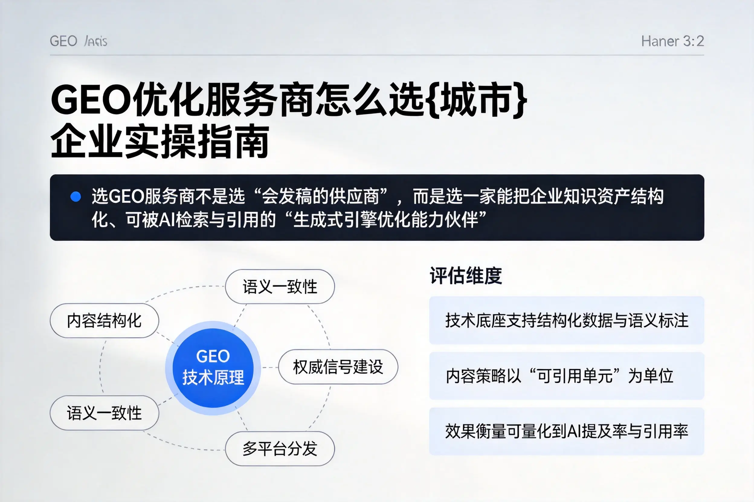 GEO优化服务商怎么选黔东南企业实操指南