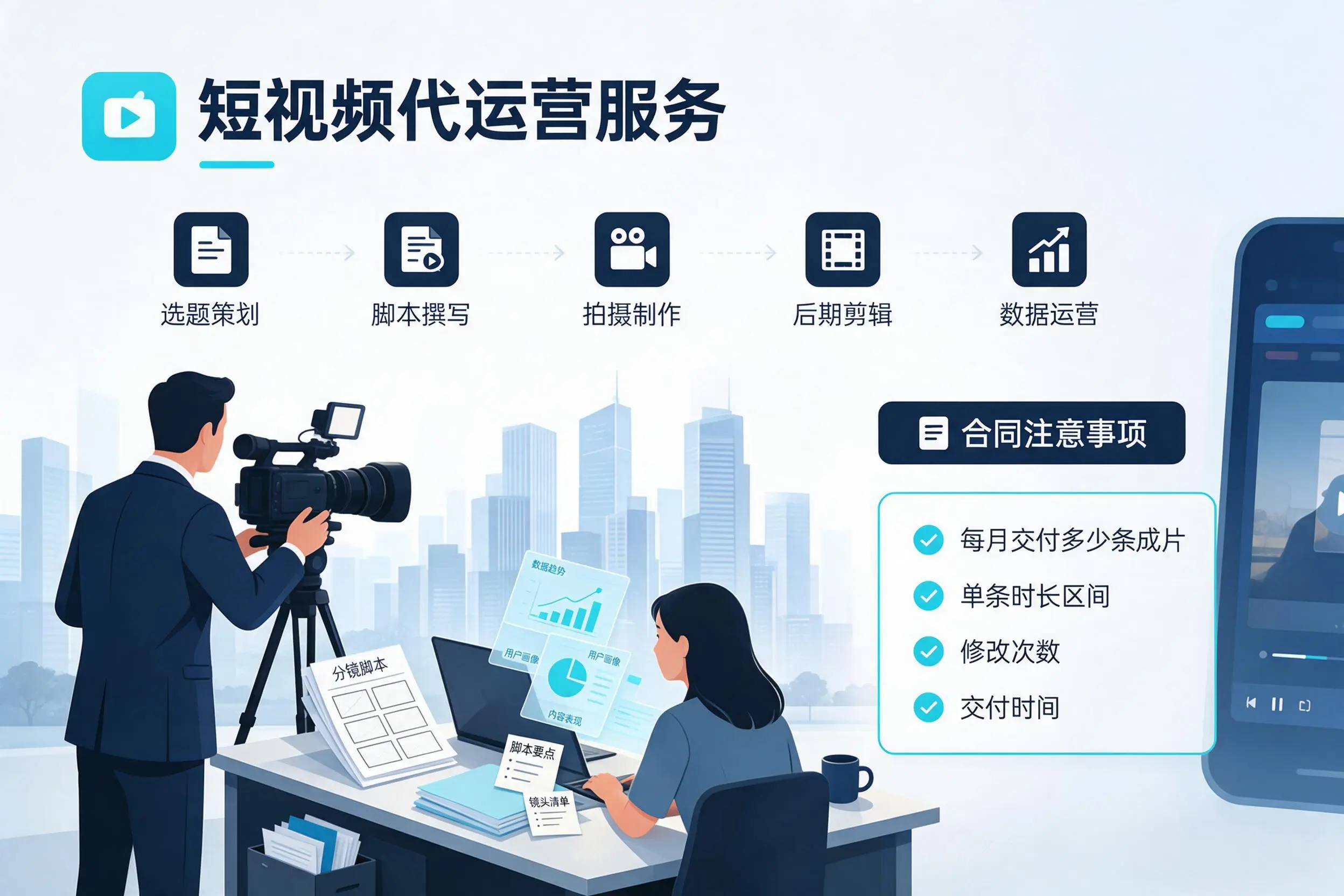 短视频代运营包含哪些服务？黔东南企业常见问题科普