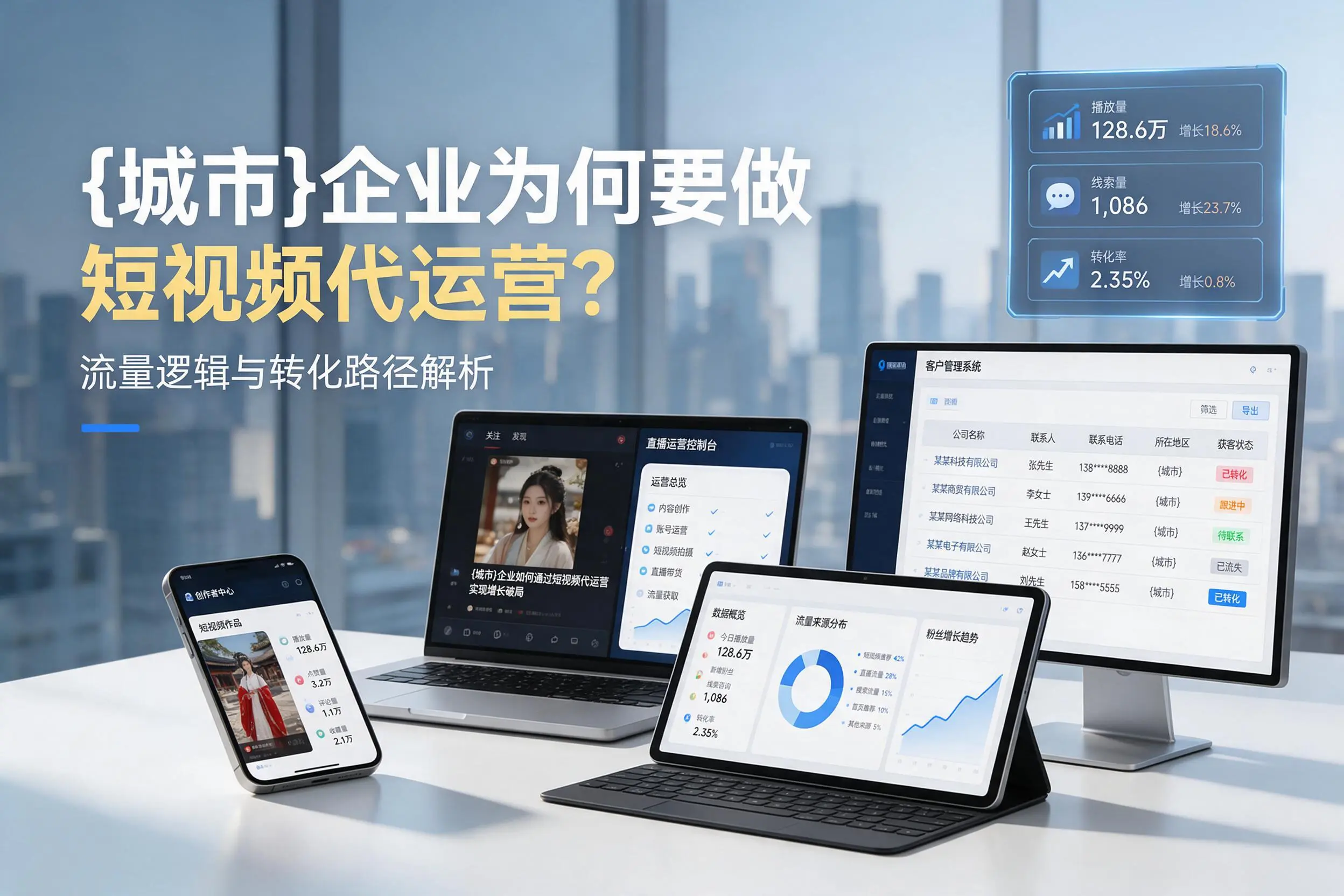 黔东南企业为何要做短视频代运营？流量逻辑与转化路径解析