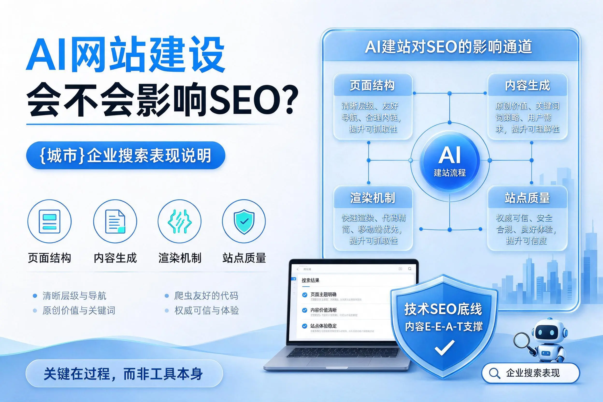 AI网站建设会不会影响SEO？黔东南企业搜索表现说明